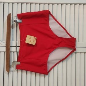 Marina West Red Bathing Bikini Bottom